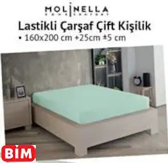 MOLİNELLA LASTİKLİ ÇARŞAF ÇİFT KİŞİLİK